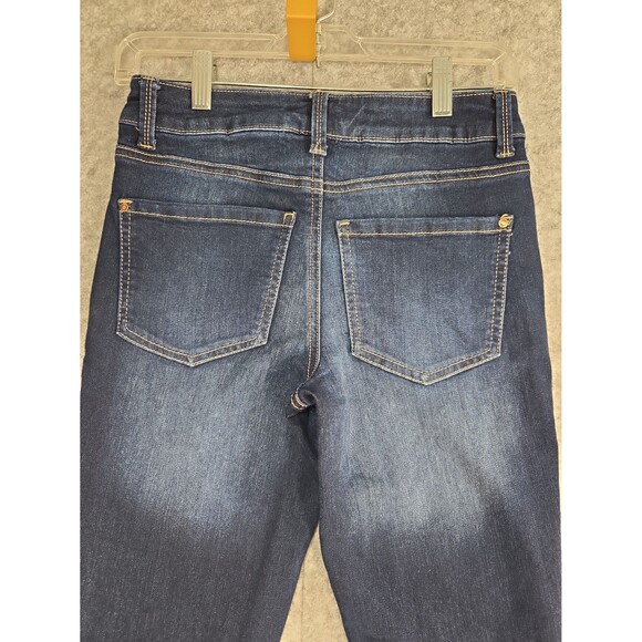 Maurices Everflex High Rise Skinny Jeans Size 0 Regular Dark Wash Stretch - Picture 8 of 9